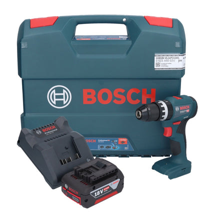 Bosch GSB 18V-45 Professional Perceuse-visseuse à percussion sans fil 18 V 45 Nm Brushless + 1x batterie 4,0 Ah + chargeur + L-Case