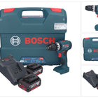 Bosch GSB 18V-45 Professional Akku Schlagbohrschrauber 18 V 45 Nm Brushless + 2x Akku 5,0 Ah + Ladegerät + L-Case