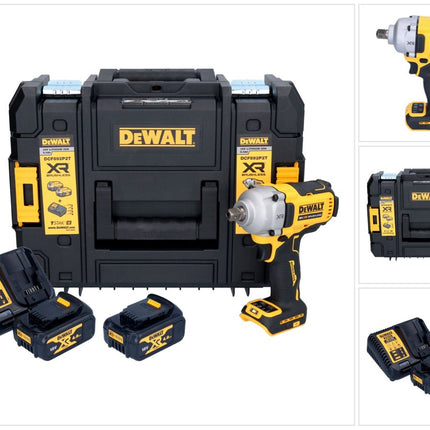 DeWalt DCF 892 M2T Akku Schlagschrauber 18 V 813 Nm 1/2" Brushless + 2x Akku 4,0 Ah + Ladegerät + TSTAK