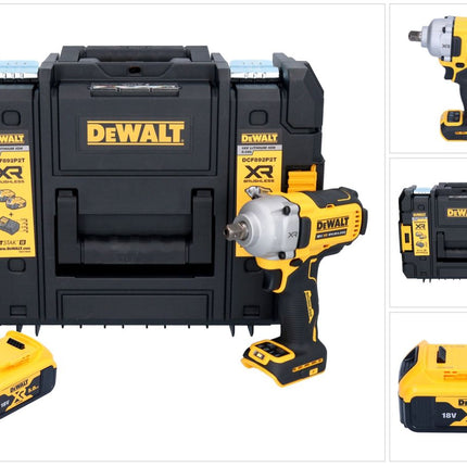 DeWalt DCF 892 NT Akku Schlagschrauber 18 V 813 Nm 1/2" Brushless + 1x Akku 5,0 Ah + TSTAK - ohne Ladegerät