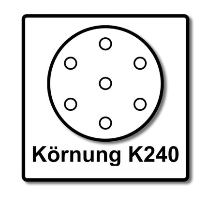 Lijadora rotorbital Makita BO 5031 300 W 125 mm + 50 lijas K240