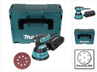 Makita BO 5031 Random orbital sander 300 watt 125 mm + 50x sandpaper K80 + Makpac