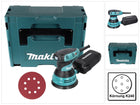 Makita BO 5031 Levigatrice rotorbitale 300 Watt 125 mm + 50x carta abrasiva K240 + Makpac