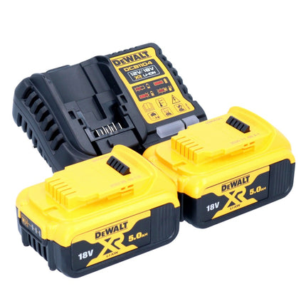 DeWalt DCB 1104 P2 Juego de batería de arranque 12 V / 18 V 2x batería 5,0 Ah + cargador DCB 1104
