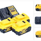 DeWalt DCB 1104 P3 Set di avviamento batteria 12 V / 18 V 3x batteria 5,0 Ah + caricatore DCB 1104