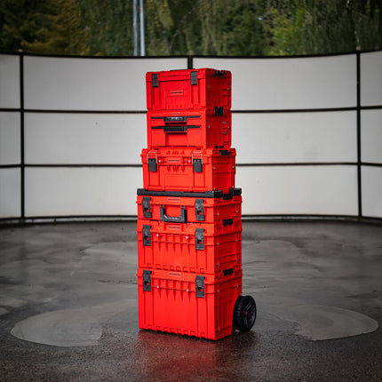 Toolbrothers RHINO XXL Werkzeugkoffer ULTRA Vario+ Höhe L 38 l IP66 mit herausnehmbaren Trennwänden