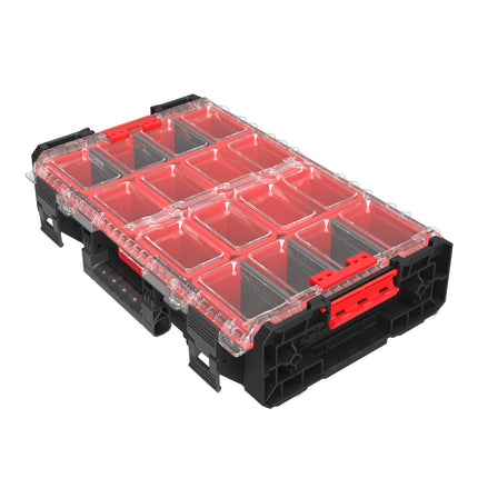 Toolbrothers RHINO XXL Organizer ECO Höhe XL Boxen 13,5 l IP66 mit herausnehmbaren Boxen + Trennwänden