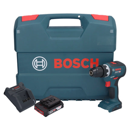 Bosch GSR 18V-55 Professional Akku Bohrschrauber 18 V 55 Nm Brushless + 1x Akku 2,0 Ah + Ladegerät + L-Case