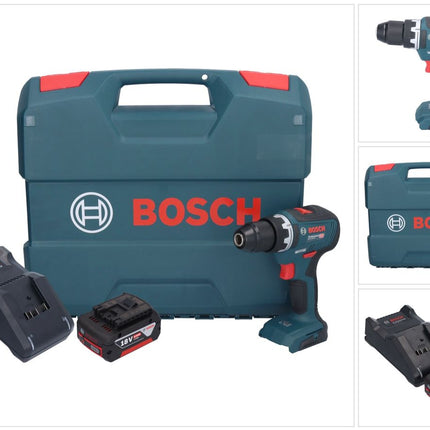 Bosch GSR 18V-55 Professional cordless drill driver 18 V 55 Nm brushless + 1x rechargeable battery 5.0 Ah + charger + L-case