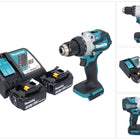 Makita DHP 489 RF Akku Schlagbohrschrauber 18 V 73 Nm Brushless + 2x Akku 3,0 Ah + Ladegerät