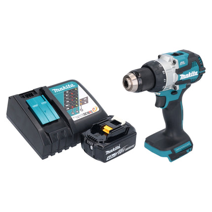 Makita DHP 489 RM1 Perceuse-visseuse à percussion sans fil 18 V 73 Nm Brushless + 1x batterie 4,0 Ah + chargeur