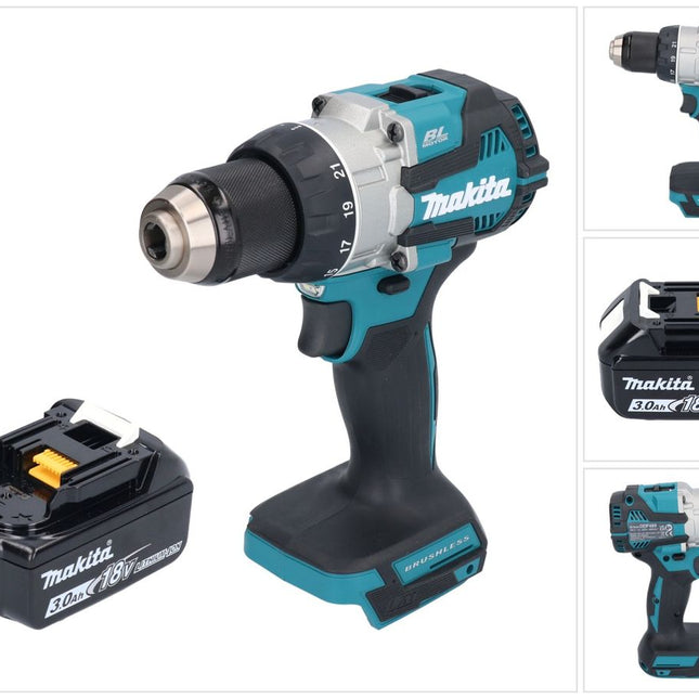Makita DDF 489 F1 Akku Bohrschrauber 18 V 73 Nm Brushless + 1x Akku 3,0 Ah - ohne Ladegerät