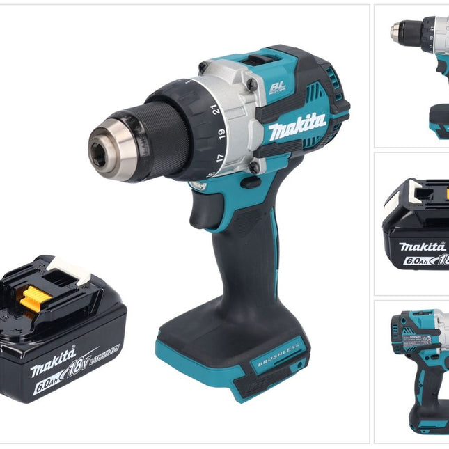 Makita DDF 489 G1 Akku Bohrschrauber 18 V 73 Nm Brushless + 1x Akku 6,0 Ah - ohne Ladegerät