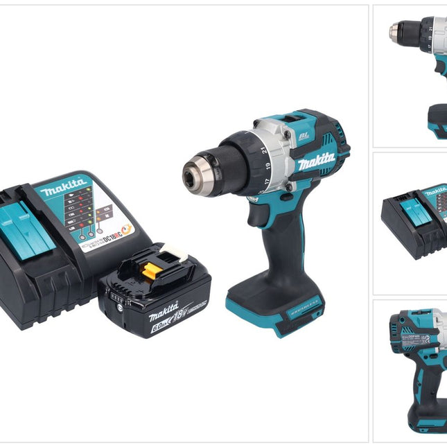 Makita DDF 489 RG1 Akku Bohrschrauber 18 V 73 Nm Brushless + 1x Akku 6,0 Ah + Ladegerät