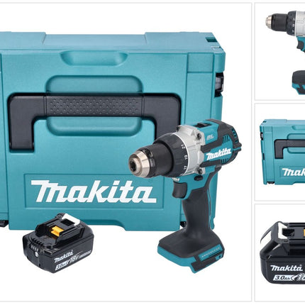 Makita DDF 489 F1J Perceuse-visseuse sans fil 18 V 73 Nm Brushless + 1x batterie 3,0 Ah + Makpac - sans chargeur