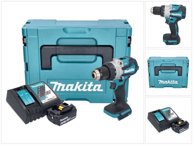 Makita DDF 489 RM1J Perceuse-visseuse sans fil 18 V 73 Nm Brushless + 1x batterie 4,0 Ah + chargeur + Makpac
