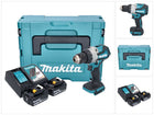 Makita DDF 489 RTJ Perceuse-visseuse sans fil 18 V 73 Nm Brushless + 2x batterie 5,0 Ah + chargeur + Makpac