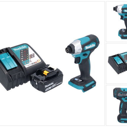 Makita DTD 157 RM1 Akku Schlagschrauber 18 V 140 Nm 1/4" Brushless + 1x Akku 4,0 Ah + Ladegerät