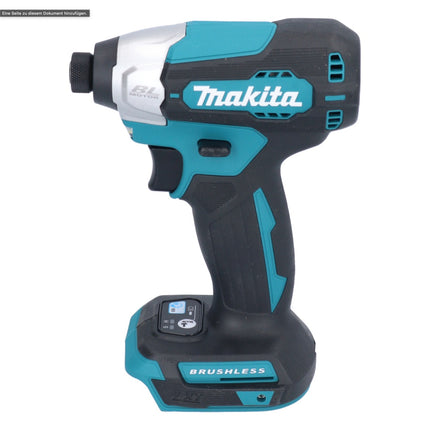 Makita DTD 157 M1J Akku Schlagschrauber 18 V 140 Nm 1/4" Brushless + 1x Akku 4,0 Ah + Makpac - ohne Ladegerät