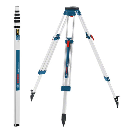 Bosch GOL 32 G Professional optical levelling instrument 400 Gon 120 m IP 54 ( 06159940AY ) + tripod BT 160 + measuring rod GR 500 + case