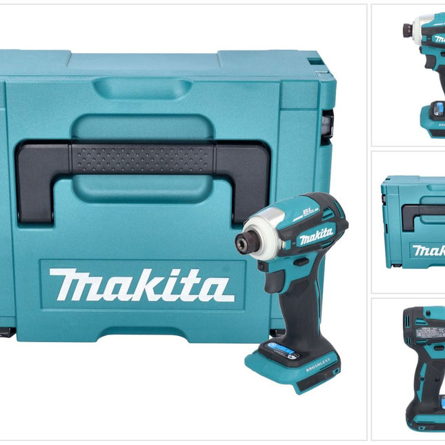 Makita DTD 172 ZJ Akku Schlagschrauber 18 V 180 Nm 1/4" Brushless + Makpac - ohne Akku, ohne Ladegerät