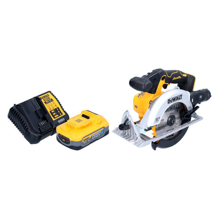 DeWalt DCS 565 H1 cordless circular saw 18 V 165 mm brushless + 1x Powerstack battery 5.0 Ah + charger