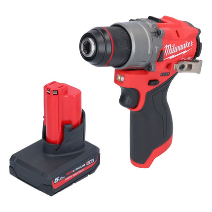 Milwaukee M12 FPD2-501 akumulatorowa wiertarka udarowa 12 V 45 Nm bezszczotkowa + 1x akumulator 5,0 Ah - bez ładowarki