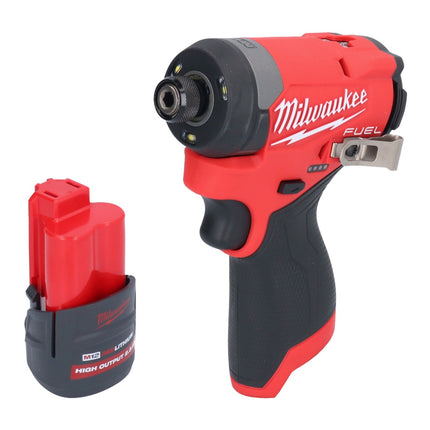 Milwaukee M12 FID2-251 cordless impact wrench 12 V 170 Nm 1/4" brushless + 1x rechargeable battery 2.5 Ah - without charger