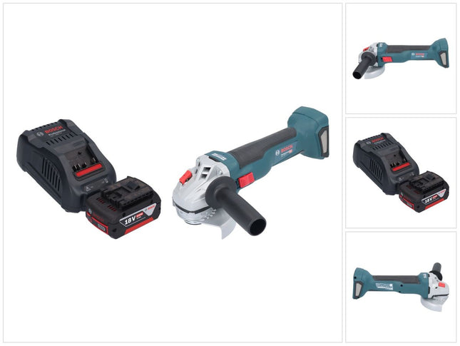 Bosch GWS 18V-10 Professional Meuleuse angulaire sans fil 18 V 115 mm Brushless + 1x batterie 5,0 Ah + chargeur
