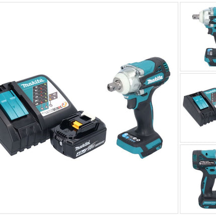 Makita DTW 301 RM1 Akku Schlagschrauber 18 V 330 Nm 1/2" Brushless + 1x Akku 4,0 Ah + Ladegerät