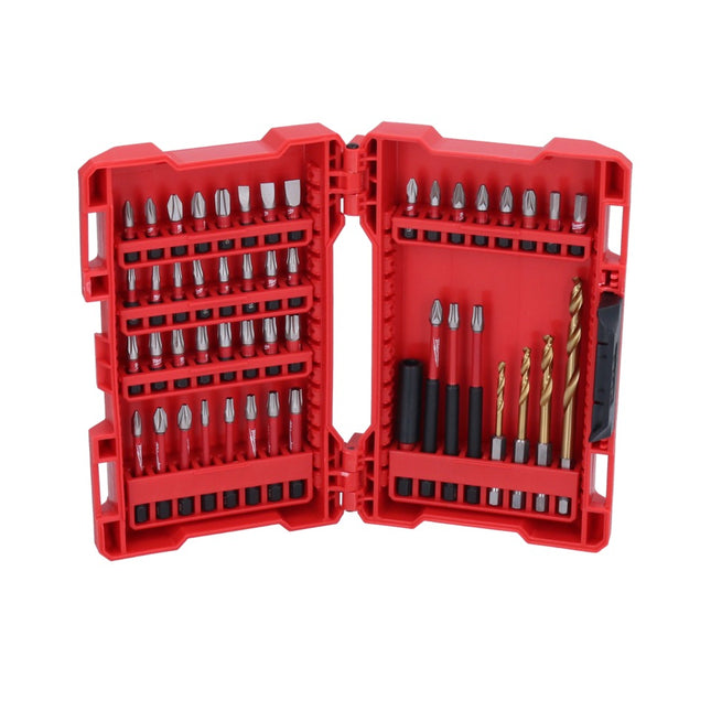 Milwaukee Shockwave Bit and Drill Set 48 pcs ( 4932430906 ) Phillips / Pozidriv / Torx / Hex / Slotted