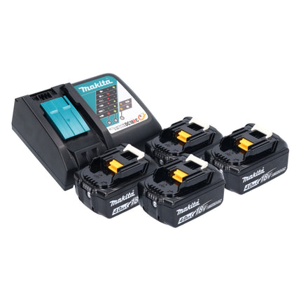 Makita DUR 369 ARM4 Akku Freischneider 36 V ( 2x 18 V ) 43 cm Brushless + 4x Akku 4,0 Ah + Ladegerät