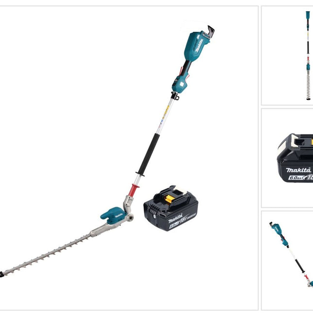 Makita DUN 500 WG Akku Heckenschneider 18 V 50 cm Brushless + 1x Akku 6,0 Ah - ohne Ladegerät