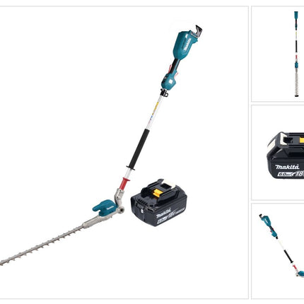 Makita DUN 500 WRG Akku Heckenschneider 18 V 50 cm Brushless + 1x Akku 6,0 Ah + Ladegerät