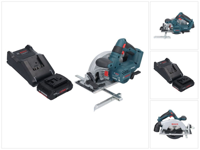 Bosch GKS 18V-57-2 Professional Cordless Circular Saw 18 V 165 mm Brushless + 1x ProCORE battery 4,0 Ah + charger