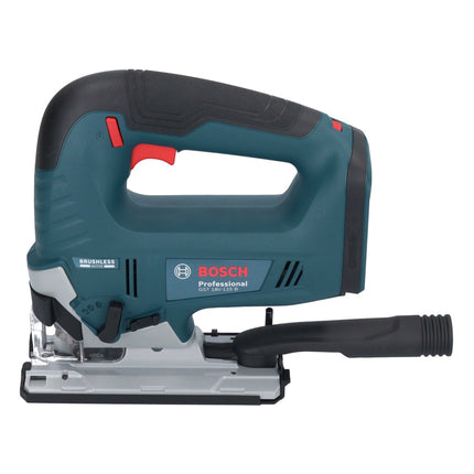 Sierra de calar a batería Bosch GST 18V-125 B Professional 18 V 125 mm sin escobillas + 2 baterías de 5,0 Ah + cargador