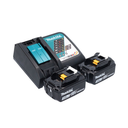 Makita DUC 150 RF2 Motosierra sin cable 18 V 15 cm sin escobillas + 2x batería 3.0 Ah + cargador