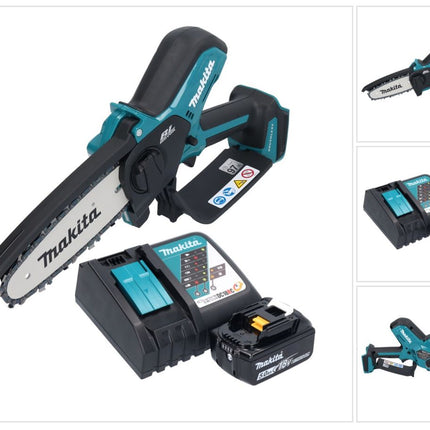 Makita DUC 150 RT Akku Kettensäge 18 V 15 cm Brushless + 1x Akku 5,0 Ah + Ladegerät