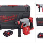 Milwaukee M18 BLHX-301X martello combinato a batteria 18 V 2,3 J brushless + 1x batteria ricaricabile 3,0 Ah + scatola HD - senza caricabatterie