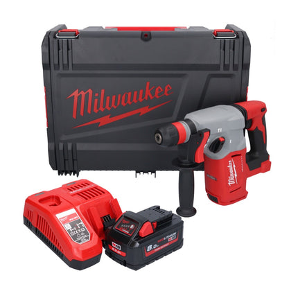 Martillo combinado sin cable Milwaukee M18 BLHX-801X 18 V 2.3 J Brushless + 1x batería 8.0 Ah + cargador + caja HD