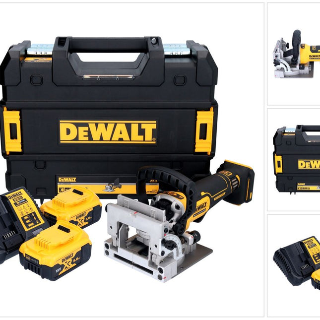 Fresa plana sin cable DeWalt DCW 682 P2T 18 V 102 x 20 mm sin escobillas + 2x batería recargable 5,0 Ah + cargador + TSTAK