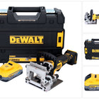 DeWalt DCW 682 NT cordless flat dowel cutter 18 V 102 x 20 mm brushless + 1x Powerstack battery 5.0 Ah + TSTAK - without charger