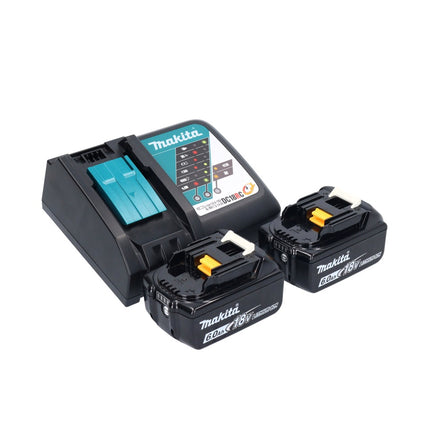 Makita DCL 181 FRGWX Cordless hoover 18 V 53 mbar 0.65 L + 2x rechargeable battery 6.0 Ah + charger