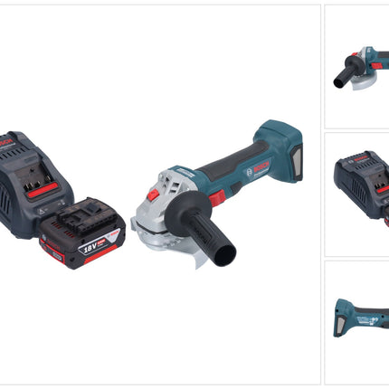 Bosch GWS 18V-7 Professional Akku Winkelschleifer 18 V 125 mm Brushless + 1x Akku 5,0 Ah + Ladegerät