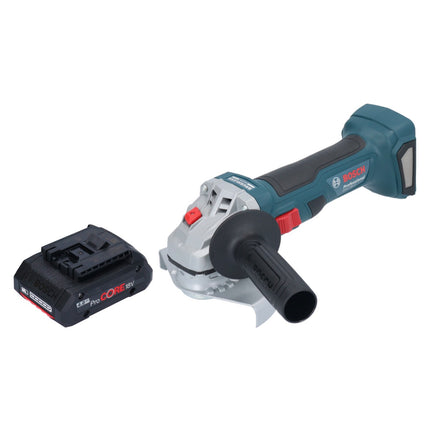 Bosch GWS 18V-7 Professional cordless angle grinder 18 V 125 mm brushless + 1x ProCORE rechargeable battery 4.0 Ah - without charger