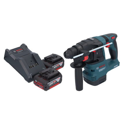 Taladro percutor a batería Bosch GBH 18V-22 Professional 18 V 1,9 J SDS Plus Brushless + 2x batería recargable 4,0 Ah + cargador