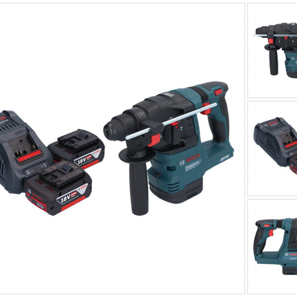Bosch GBH 18V-22 Professional Akku Bohrhammer 18 V 1,9 J SDS Plus Brushless + 2x Akku 5,0 Ah + Ladegerät