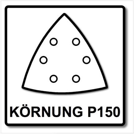 Arkusz ścierny Festool STF V93/6 P150 GR/100 Garnet ( 497395 ) do RO 90 DX, DX 93, RS 300, RS 3, LRS 93 (talerz szlifierski do żelazka)