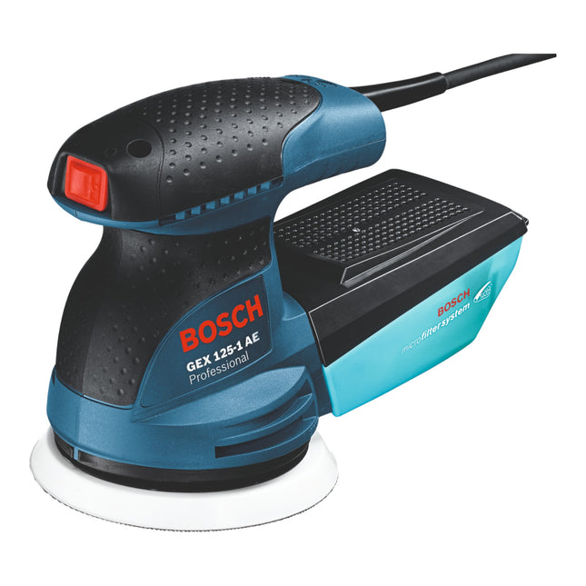 Bosch GEX 125-1 AE Professional Ponceuse excentrique 250 watts 125 mm ( 0601387504 ) + coffret