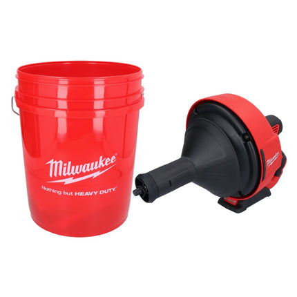 Milwaukee M12 BDC8-0C Akumulatorowy udrażniacz do rur 12 V ( 4933451632 ) + spirala + łyżka - bez akumulatora, bez ładowarki